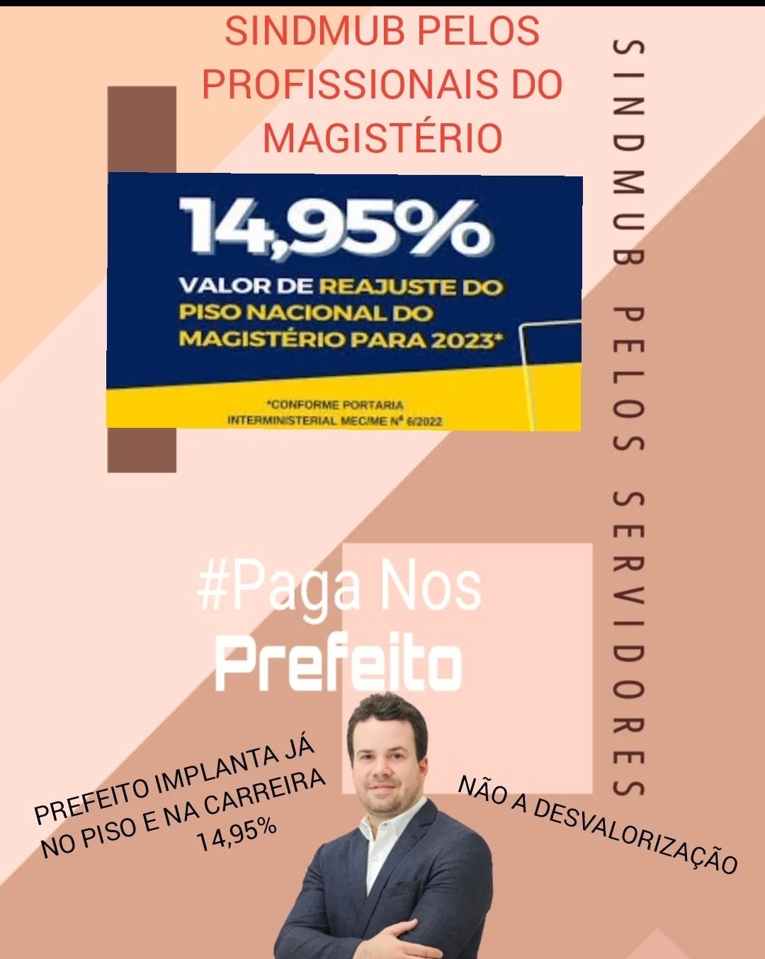 Paga nos Prefeito! É o que pede os servidores