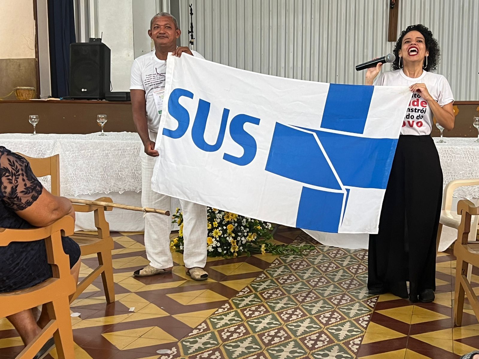 SINDMUB presente na IX conferência municipal de Saúde que traz o Tema Garantia dos Direitos  e Defesa do SUS, da Vida e da Democracia.