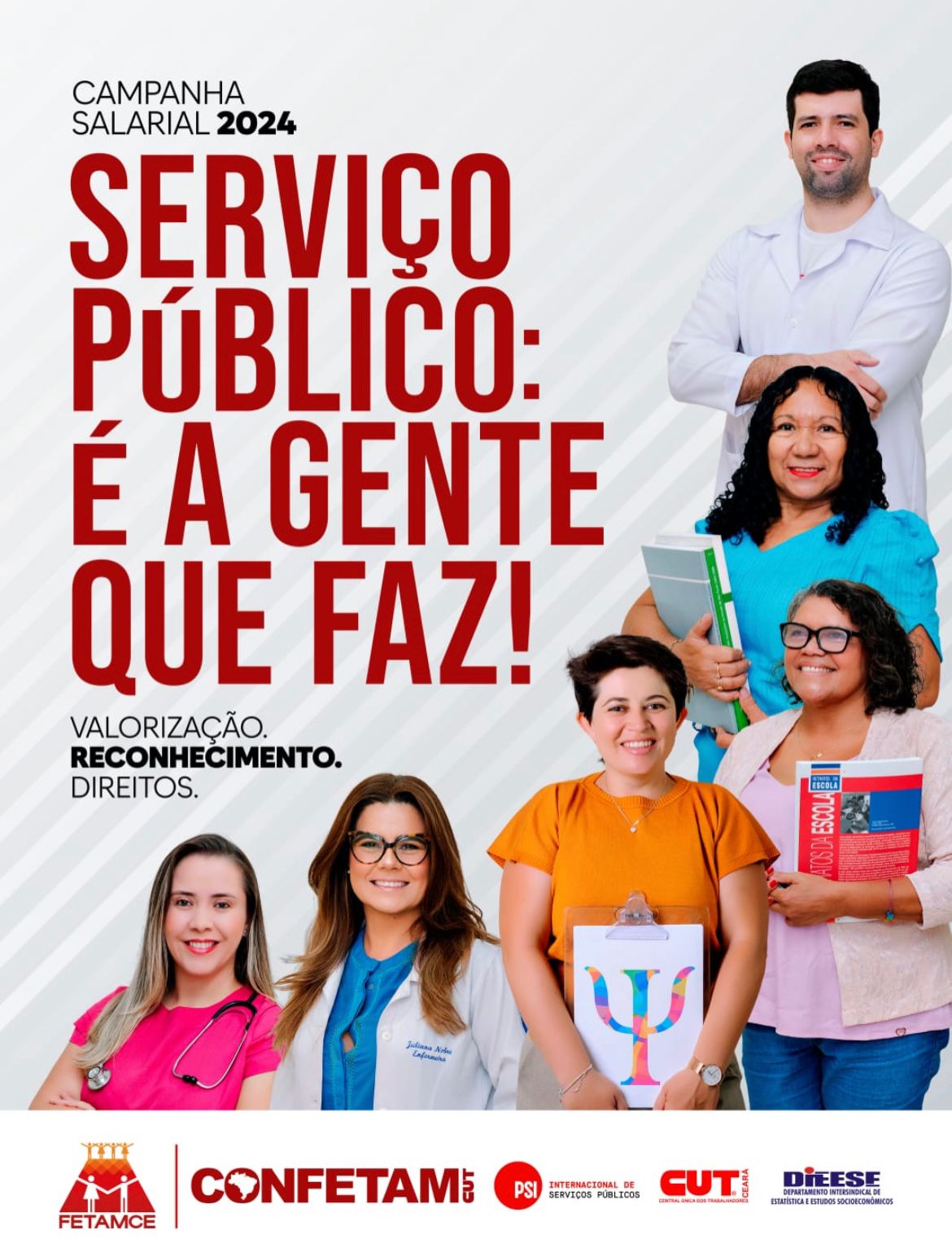 ​Campanha Salarial Unificada - 2024 SERVIÇO PÚBLICO: É A GENTE QUE FAZ!