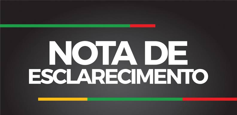 NOTA DE ESCLARECIMENTOS