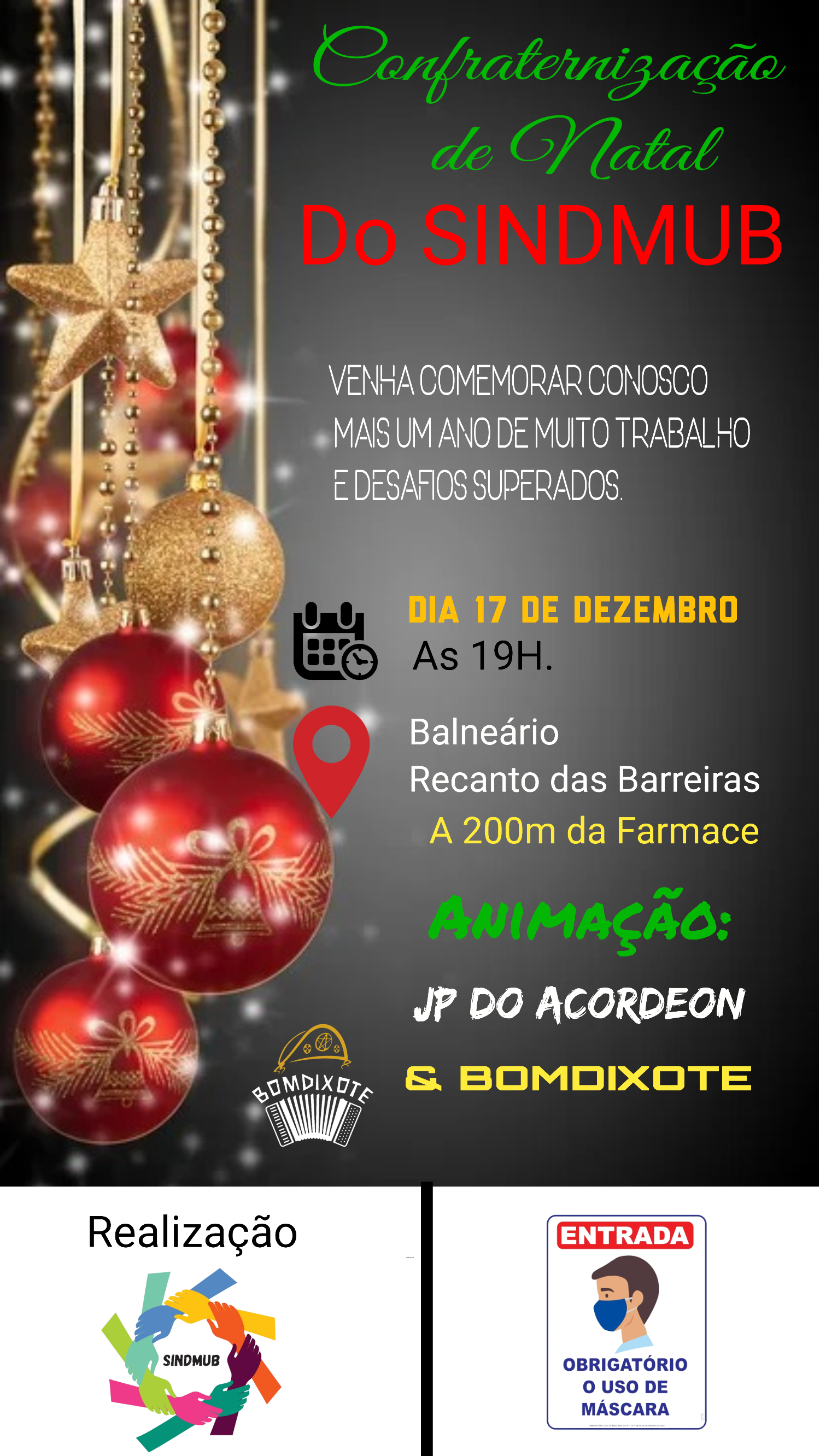 Nossa festa está chegando!!!