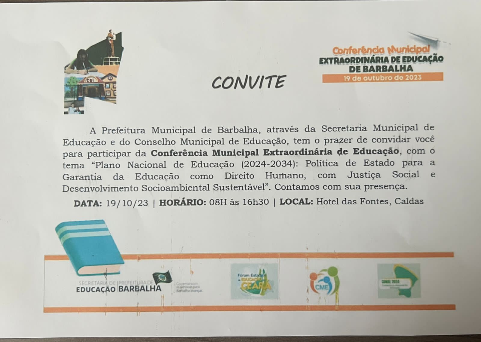 SINDMUB marcará presença na Conferência Municipal Extraordinária de Educação