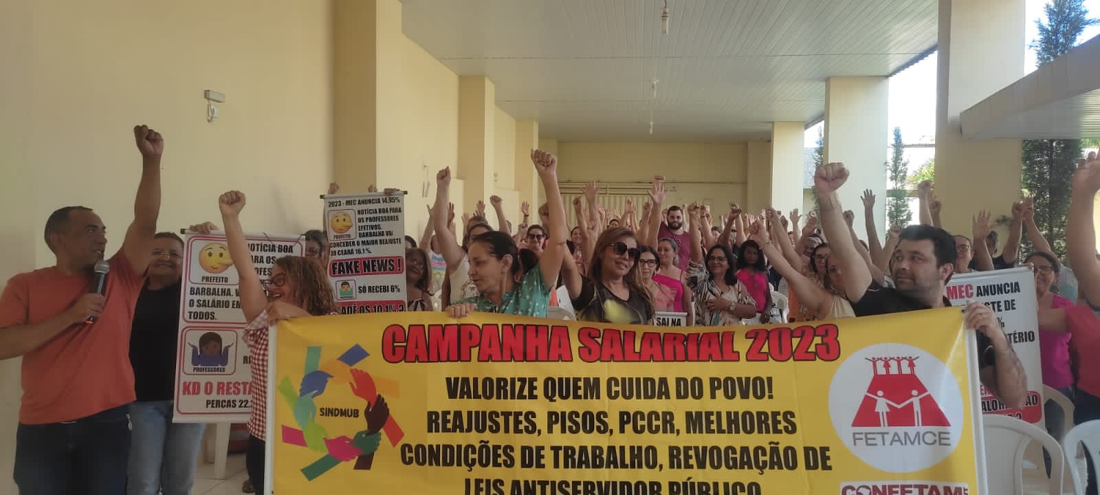 PROFESSORES SEGUEM LUTANDO